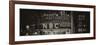 Panoramic View - the NBC Studios in the New York City in the Snow at Night-Philippe Hugonnard-Framed Photographic Print