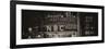 Panoramic View - the NBC Studios in the New York City in the Snow at Night-Philippe Hugonnard-Framed Photographic Print