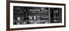 Panoramic View - the NBC Studios in the New York City in the Snow at Night-Philippe Hugonnard-Framed Photographic Print