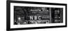 Panoramic View - the NBC Studios in the New York City in the Snow at Night-Philippe Hugonnard-Framed Photographic Print