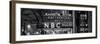 Panoramic View - the NBC Studios in the New York City in the Snow at Night-Philippe Hugonnard-Framed Photographic Print