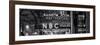 Panoramic View - the NBC Studios in the New York City in the Snow at Night-Philippe Hugonnard-Framed Photographic Print