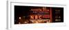 Panoramic View - the NBC Studios in the New York City in the Snow at Night-Philippe Hugonnard-Framed Photographic Print