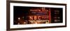 Panoramic View - the NBC Studios in the New York City in the Snow at Night-Philippe Hugonnard-Framed Photographic Print