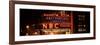 Panoramic View - the NBC Studios in the New York City in the Snow at Night-Philippe Hugonnard-Framed Photographic Print