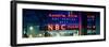 Panoramic View - the NBC Studios in the New York City in the Snow at Night-Philippe Hugonnard-Framed Photographic Print