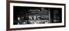 Panoramic View - the NBC Studios in the New York City in the Snow at Night-Philippe Hugonnard-Framed Photographic Print