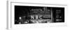 Panoramic View - the NBC Studios in the New York City in the Snow at Night-Philippe Hugonnard-Framed Photographic Print