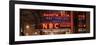 Panoramic View - the NBC Studios in the New York City in the Snow at Night-Philippe Hugonnard-Framed Photographic Print