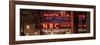 Panoramic View - the NBC Studios in the New York City in the Snow at Night-Philippe Hugonnard-Framed Photographic Print