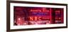 Panoramic View - the NBC Studios in the New York City in the Snow at Night-Philippe Hugonnard-Framed Photographic Print