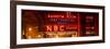 Panoramic View - the NBC Studios in the New York City in the Snow at Night-Philippe Hugonnard-Framed Photographic Print