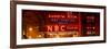 Panoramic View - the NBC Studios in the New York City in the Snow at Night-Philippe Hugonnard-Framed Photographic Print