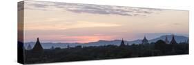 Panoramic View Towards Old Bagan Temples-Stephen Studd-Stretched Canvas