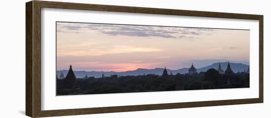 Panoramic View Towards Old Bagan Temples-Stephen Studd-Framed Photographic Print