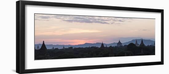 Panoramic View Towards Old Bagan Temples-Stephen Studd-Framed Photographic Print