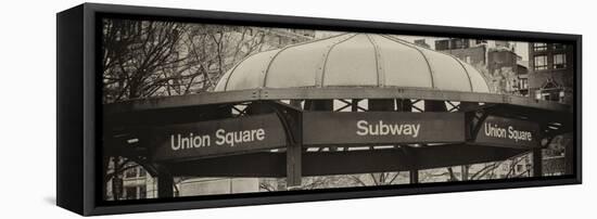 Panoramic View - Union Square 14th Street-Philippe Hugonnard-Framed Stretched Canvas