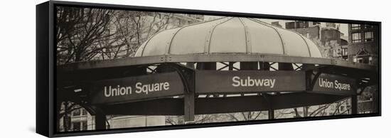 Panoramic View - Union Square 14th Street-Philippe Hugonnard-Framed Stretched Canvas