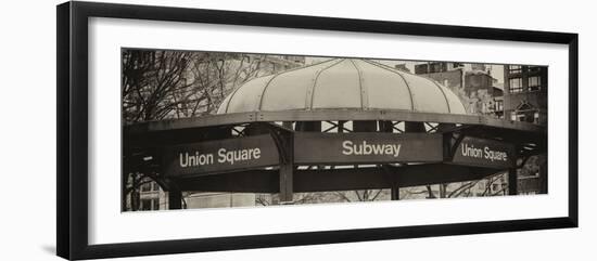 Panoramic View - Union Square 14th Street-Philippe Hugonnard-Framed Premium Photographic Print