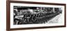 Panoramic View - Urban Scene with NYC Citibike in Winter-Philippe Hugonnard-Framed Photographic Print