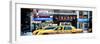 Panoramic View - Urban Scene with Yellow Taxis Manhattan Winter-Philippe Hugonnard-Framed Photographic Print