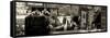 Panoramic View - Urban Street Scene Downtown Manhattan-Philippe Hugonnard-Framed Stretched Canvas