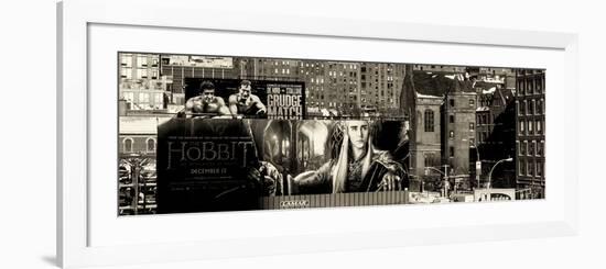 Panoramic View - Urban Street Scene Downtown Manhattan-Philippe Hugonnard-Framed Photographic Print