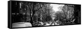 Panoramic View - Urban Street Scene of Chelsea in Winter-Philippe Hugonnard-Framed Stretched Canvas