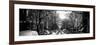 Panoramic View - Urban Street Scene of Chelsea in Winter-Philippe Hugonnard-Framed Photographic Print