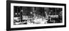 Panoramic View - Urban Street View on Avenue of the Americas by Night-Philippe Hugonnard-Framed Photographic Print