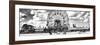 Panoramic View, Vintage Beach, Wonder Wheel, Coney Island, Brooklyn, New York-Philippe Hugonnard-Framed Photographic Print