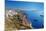 Panoramic View with Cruise Boats - Santorini-Maugli-l-Mounted Photographic Print