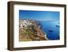 Panoramic View with Cruise Boats - Santorini-Maugli-l-Framed Photographic Print