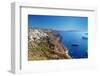 Panoramic View with Cruise Boats - Santorini-Maugli-l-Framed Photographic Print