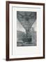 Panoramic Viewing Platform Using a Hot Air Balloon, Pub. C.1880 (B/W)-E. A. Tilly-Framed Giclee Print