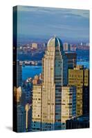 Panoramic views of New York City at sunset from Rockefeller Square "Top of the Rock" New York Ci...-null-Stretched Canvas