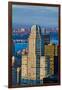 Panoramic views of New York City at sunset from Rockefeller Square "Top of the Rock" New York Ci...-null-Framed Photographic Print