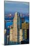 Panoramic views of New York City at sunset from Rockefeller Square "Top of the Rock" New York Ci...-null-Mounted Photographic Print