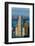 Panoramic views of New York City at sunset from Rockefeller Square "Top of the Rock" New York Ci...-null-Framed Photographic Print