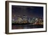 Panoramic views of Sydney city at dusk including the Opera house, Sydney, New South Wales, Australi-Andrew Michael-Framed Photographic Print