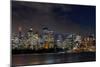 Panoramic views of Sydney city at dusk including the Opera house, Sydney, New South Wales, Australi-Andrew Michael-Mounted Photographic Print