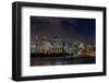 Panoramic views of Sydney city at dusk including the Opera house, Sydney, New South Wales, Australi-Andrew Michael-Framed Photographic Print