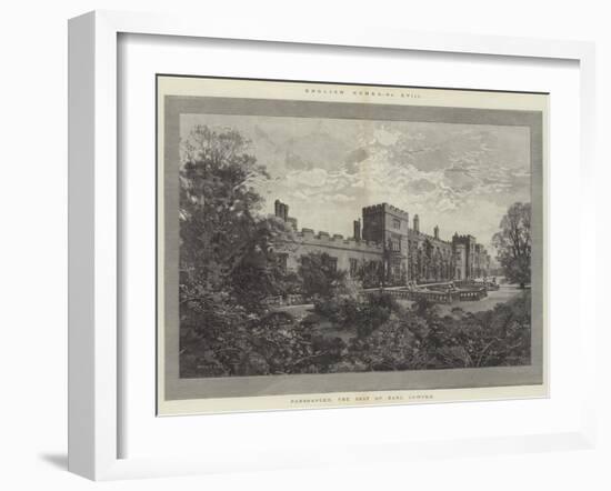 Panshanger, the Seat of Earl Cowper-Charles Auguste Loye-Framed Giclee Print