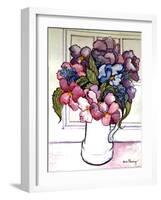 Pansies and Forget-Me-Nots-Joan Thewsey-Framed Giclee Print