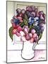 Pansies and Forget-Me-Nots-Joan Thewsey-Mounted Giclee Print