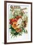 Pansies and White Flowers-null-Framed Giclee Print