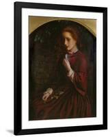 Pansies, C.1860-Arthur Hughes-Framed Giclee Print