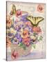 Pansies Folio-Julie Paton-Stretched Canvas