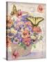 Pansies Folio-Julie Paton-Stretched Canvas