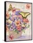 Pansies Folio-Julie Paton-Framed Stretched Canvas